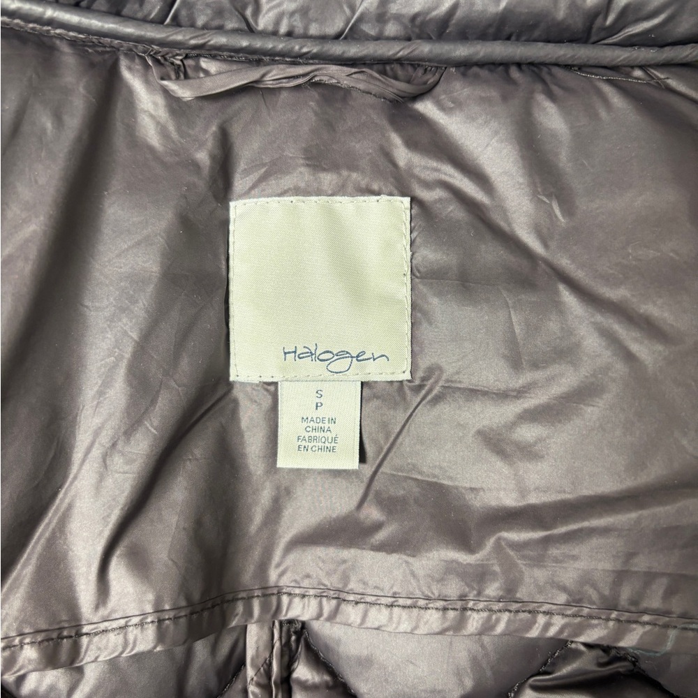 Halogen Shiny Brown Puffer Jacket - image 4
